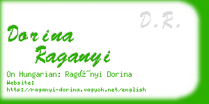 dorina raganyi business card